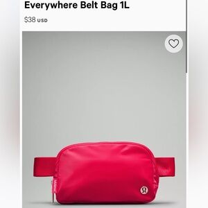 Lululem belt bag